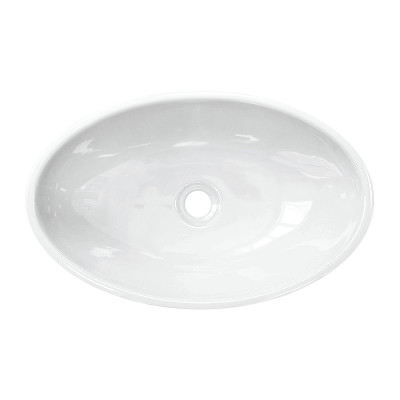 Раковина-чаша Sanita Luxe Ringo 53 RNGSLWB01 белая овальная