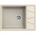 Мойка для кухни GranFest Vertex GF-V-680L бежевая прямоугольная искусственный мрамор