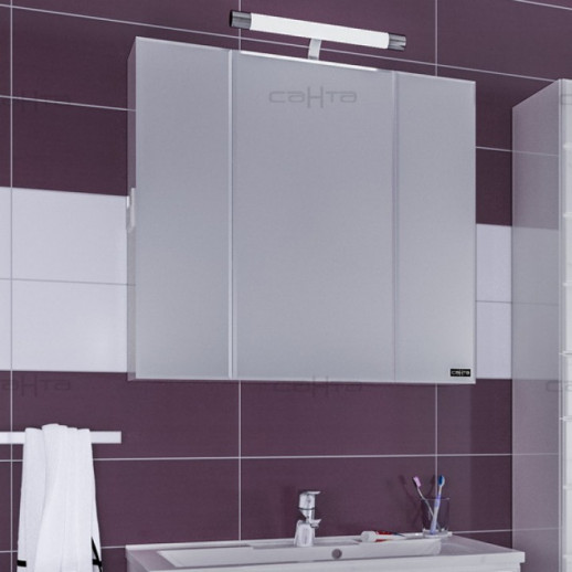 Зеркальный шкаф СаНта "Стандарт-90" свет