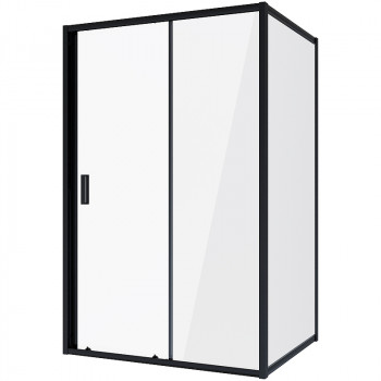 Душевой угол Niagara Nova 120х100 NG-82-12AB-A100B пр-ль черный стекло прозрачное