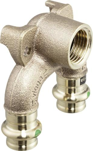 Viega Двойная стеновая водорозетка Sanpress