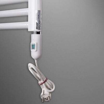 Полотенцесушитель электрический Irsap Ares 580x818 EIS058I01IR01NNN03 белый лесенка