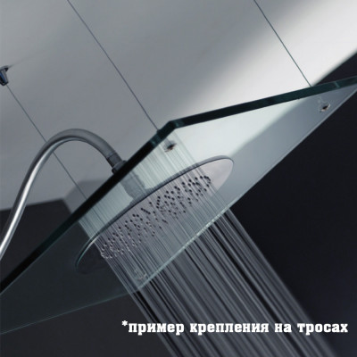 Верхний душ Graffio KINGS KI411NEO, черный