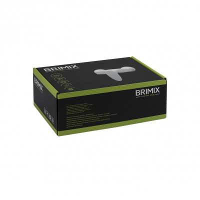 Смеситель в душ, шаровый, из высокопрочного пластика АБС, белый, BRIMIX (5941)