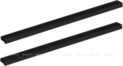 Ручки для мебели Aquanet Nova 320 черный, 2 шт (00243727)