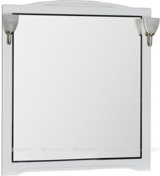 Зеркало в ванную Aquanet Луис 100 белый подвесное (00173208)