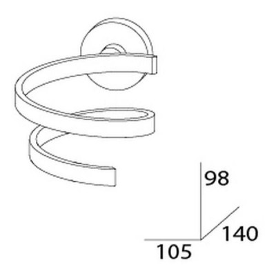 Artwelle Harmonie HAR 045 держатель фена, хром