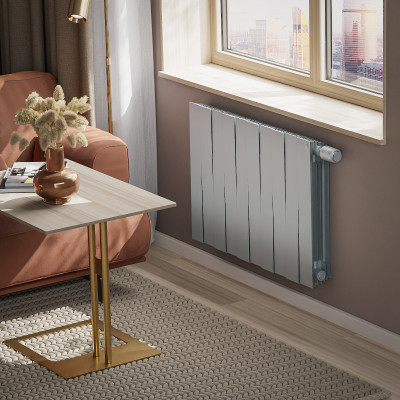 Радиатор Royal Thermo PianoForte 500 /Silver Satin - 10 секций VDR (RTPNSSVD50010)