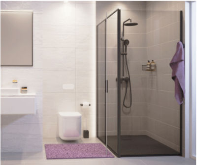 WasserKRAFT Elbe 74P03 душевой уголок 90х90 см, квадрат, с распашной дверью