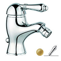 Nicolazzi Classica 3403 GB 75 смеситель для биде с д/к, золотая латунь/ручка El Capitan