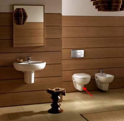 JACOB DELAFON MIDEO E4345G-00 унитаз подвесной, белый