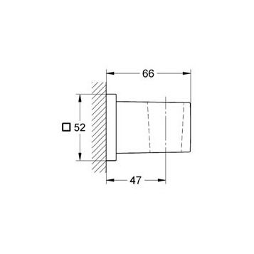 Grohe Euphoria Cube 27693000 держатель ручного душа, хром