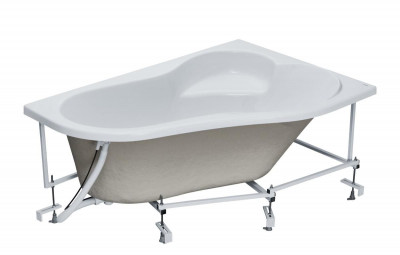 Акриловая ванна Santek Ибица 150х100 R асимметричная белая 1WH112035