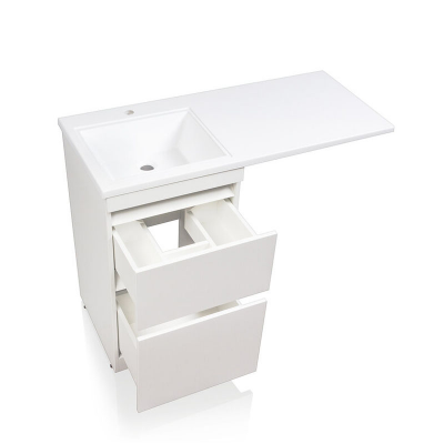 Тумба Style Line Даллас 115 L с раковиной над стиральной машиной, белая