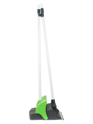 Совок ловушка и щётка Uctem Plas зелёная KAF300-G