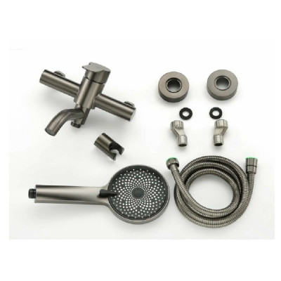 Смеситель для ванны Fmark FS8206Q, гранит