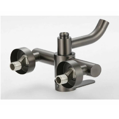 Смеситель для ванны Fmark FS8206Q, гранит