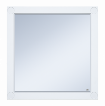 Зеркало Misty Лейла - 80 в раме белое П-Лей02080-011