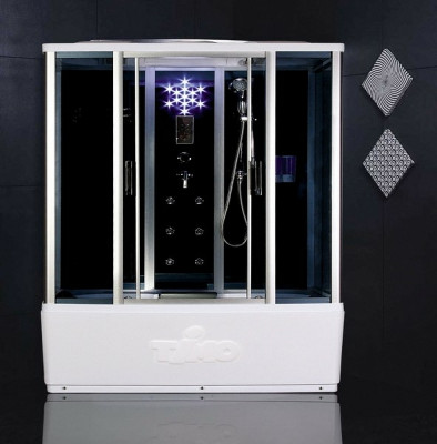 Душевой бокс Timo Standart 170x88 T-1170 с гидромассажем прямоугольный
