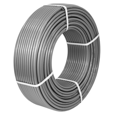 Труба PERT для теплого пола DN 16х2,0 СТМ ПЛАСТ бухта 100 м серебристая CPER16021