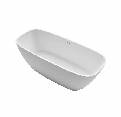 Ванна из искусственного камня Gruppo Treesse Brio 170x72 V297BL прямоугольная
