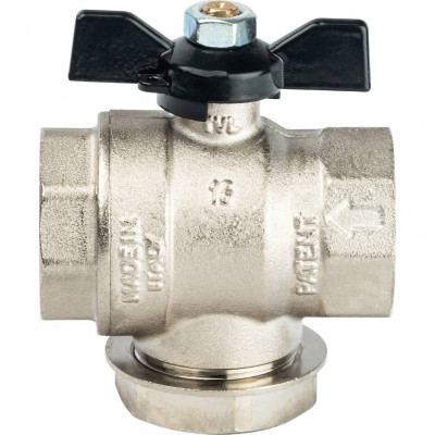 Кран шаровой с фильтром 1 (ручка-бабочка) STOUT (SVF 0002 000025)