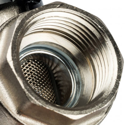 Кран шаровой с фильтром 1 (ручка-бабочка) STOUT (SVF 0002 000025)