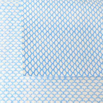 Салфетки нетканые протирочные многоразовые HACCPER 365, 395х345 мм, синие, 25шт/упак