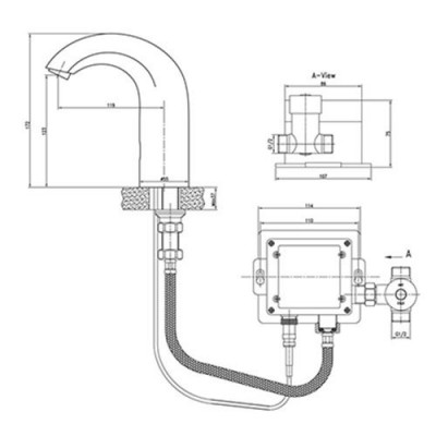 Lemark Project LM4652CE смеситель для умывальника сенсорный, хром