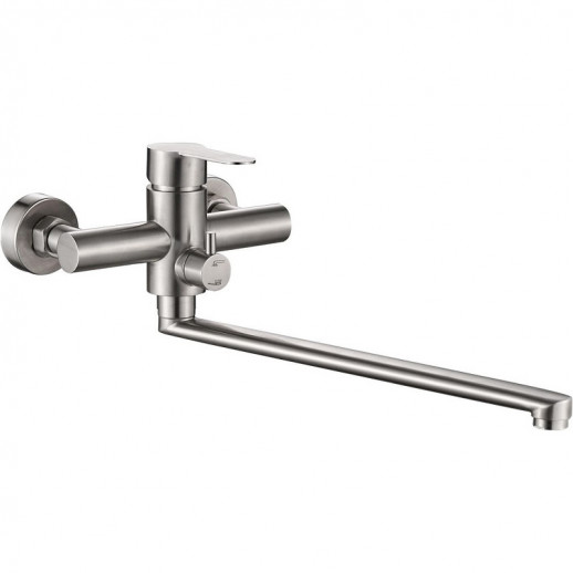 Смеситель для ванны Haiba HB801 HB22801 универсальный (нерж сталь)