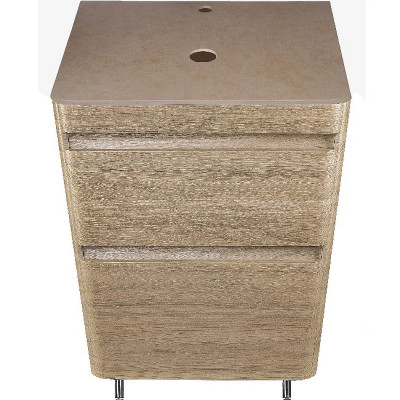 Столешница под раковину Style Line Атлантика 60 MI01 СС-00002234 светло-бежевая