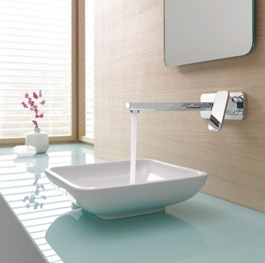 Смеситель для раковины (настенный) KLUDI E2 хром 492450575