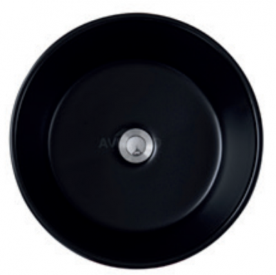 Накладная раковина Avimano Emotion 1243012 без перелива 40 см, черная матовая