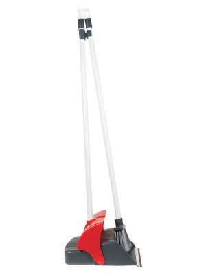 Совок ловушка и щётка Uctem Plas красная KAF300-R