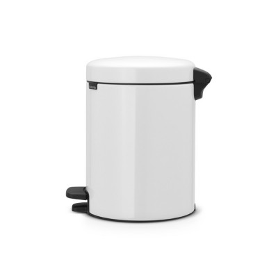 Brabantia NewIcon 112065 ведро для мусора с педалью 5 л, цвет - белый