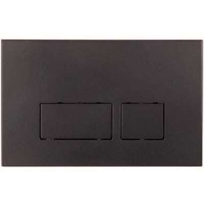 Клавиша смыва Boheme 664-B черная пластик