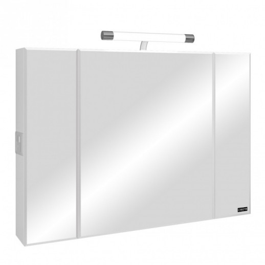 Зеркальный шкаф СаНта "Стандарт 100" трельяж фацет, свет