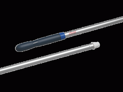 Усиленная алюминиевая ручка металлик 150 см