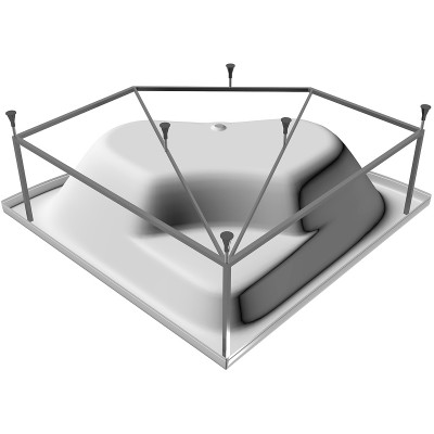 Акриловая ванна Vayer Bryza 140x140 Гл000006820 четверть круга