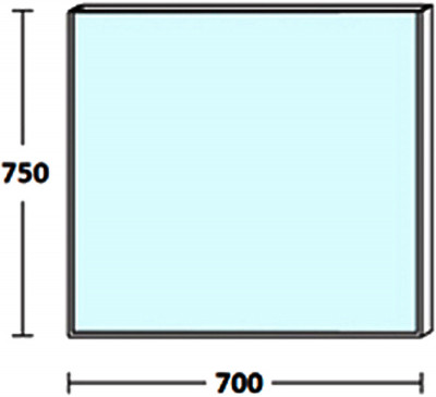 Зеркало в ванную De Aqua Сильвер 70 261679 медь прямоугольное
