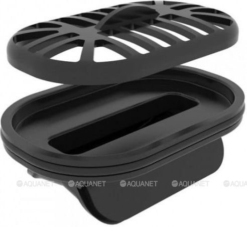 Душевой лоток Pestan Confluo Frameless Line Black Glass 13701206, 850мм  Нержавеющая сталь / ABS-пластик