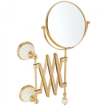 Косметическое зеркало Migliore Olivia 17521 золото белое