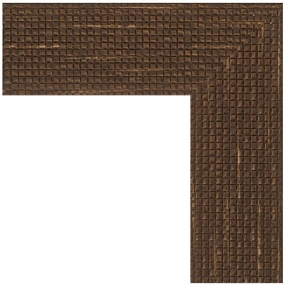 Зеркало настенное Evoform Definite 146х56 BY 3113 в багетной раме Мозаика античная медь 70 мм