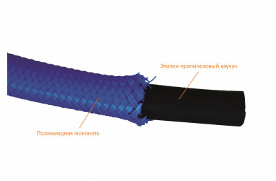 Гибкая подводка для смесителя Славен, нерж сталь, гайка 1/2" шутцер М10", 30/20, пара, 500 мм (СЛ-ЗП-072)