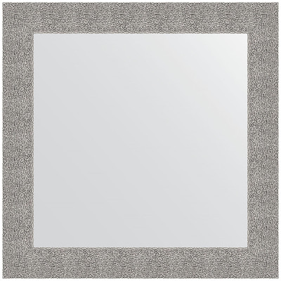 Зеркало настенное Evoform Definite 80х80 BY 3247 в багетной раме Чеканка серебряная 90 мм
