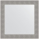 Зеркало настенное Evoform Definite 80х80 BY 3247 в багетной раме Чеканка серебряная 90 мм  (BY 3247)
