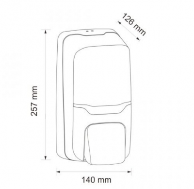 MERIDA HARMONY MAXI DHB201 дозатор мыльной пены