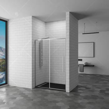 Душевая дверь RGW SV-12 Stilvoll 1500 мм стекло прозрачное профиль хром (32321215-11)