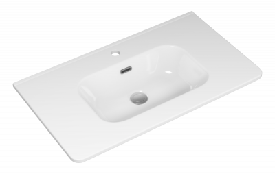 Тумба подвесная Brevita Verde 80 (Ver-09080-0102Я) зеленая с раковиной