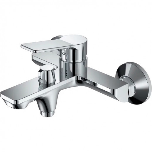 Смеситель для ванны Haiba HB60559 с душевым гарнитуром (латунь) хром